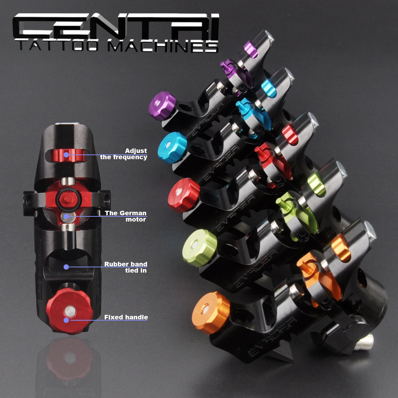 Mesin Tatu Profesional Jerman Rotary Tattoo Machine