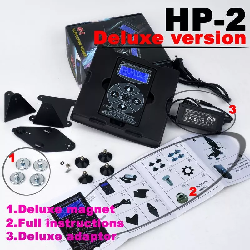 100% Hurricane Original HP-2 Bekalan Kuasa Tatu Hijau