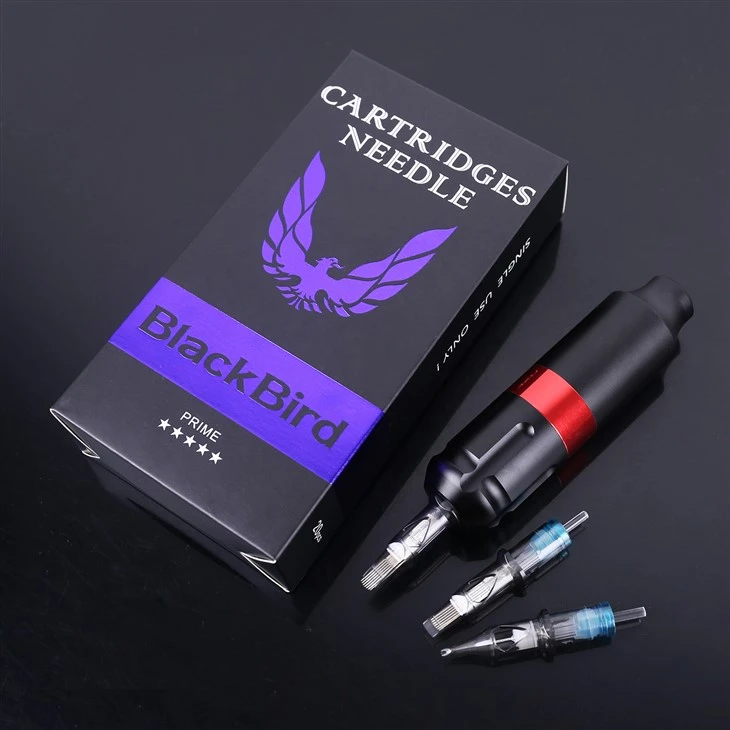 Black Bird Premium Premium Stainless Steel Tatu Kartrij Need untuk Seni Badan dan Tatu Untuk Penggunaan Pena Tatu