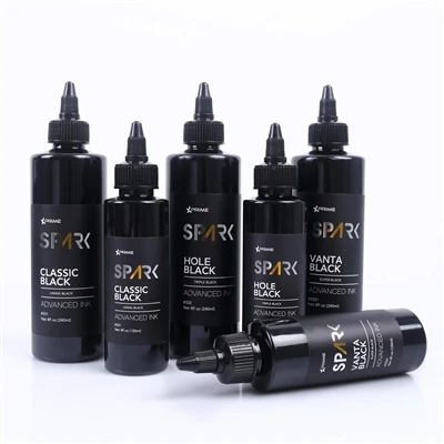 4oz organik 3 siri klasik Black Hole Black Vanta Black Tattoo Dakwat