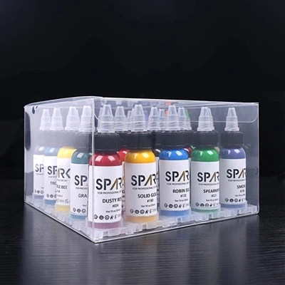 Set Dakwat Tatu Profesional 25-Kolor: Perpustakaan Warna Serbaguna