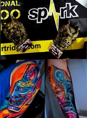 Artis Spark @Anfitriontattoo mendakwa kemenangan berganda di Expo Tattoo Cult...
