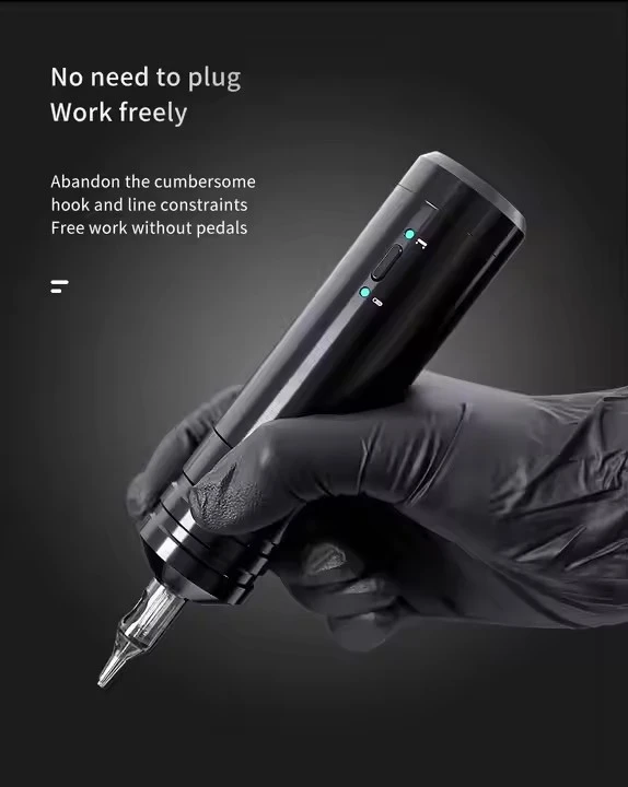 Mesin Tatu Profesional Kartrij Wireless Portable Wireless