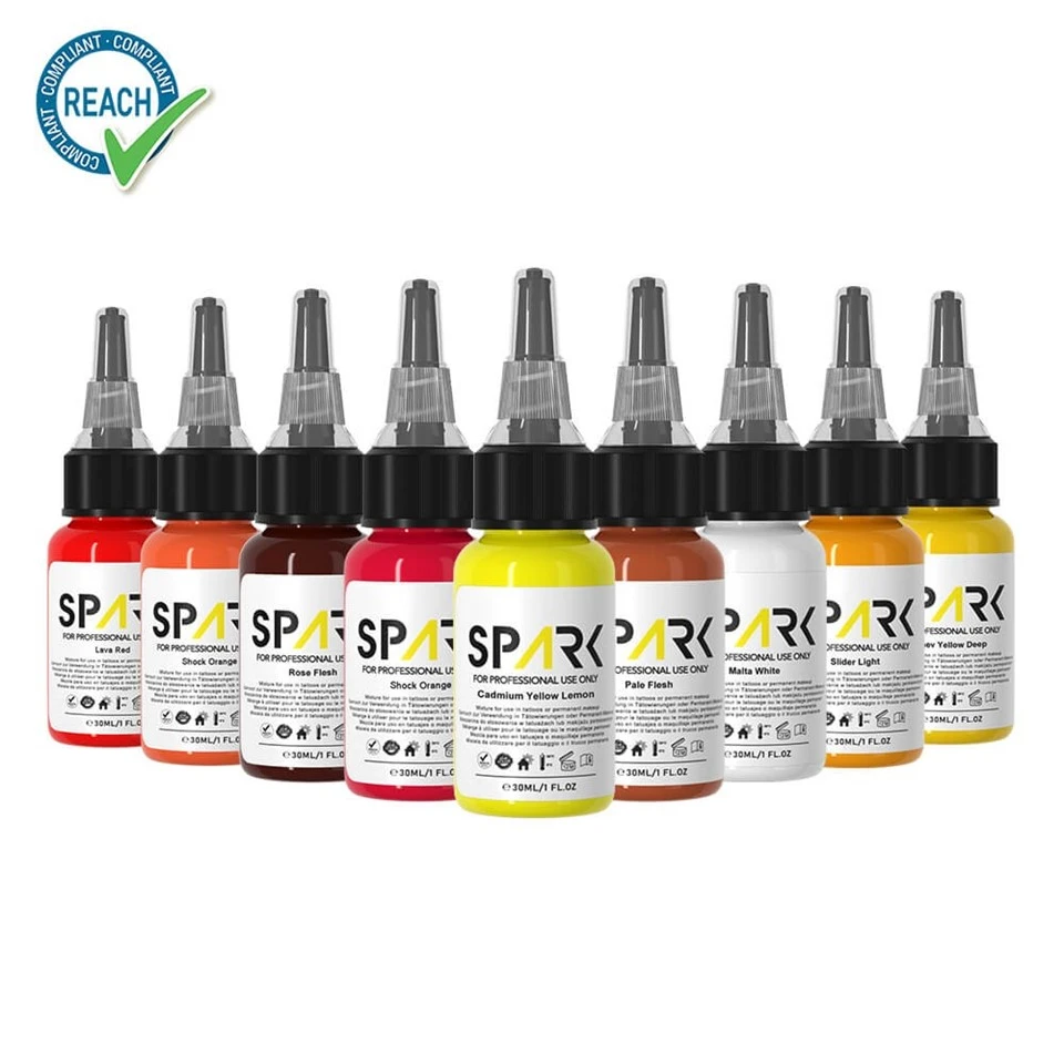 Professional Organic Inks Vibrant Colors Long-Lasting Tattoo Ink 30ml EU Certified For Body Art & Permanent Makeup suppliers
