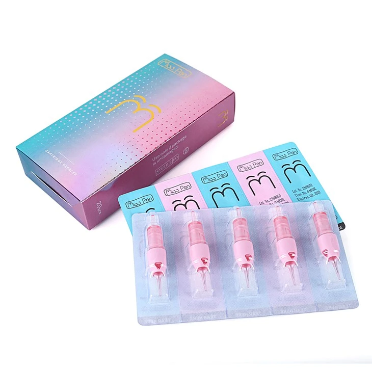 Pembekal Spark China Custom Permanent Makeup Needles Cartridge untuk Plastik Tatu Kening