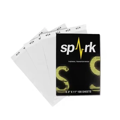 100pcs Kertas Copier Tatu Thermal Spark Tatu Pemindahan Kertas Kertas Kertas Termal