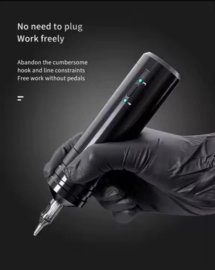 Mesin Tatu Profesional Kartrij Wireless Portable Wireless