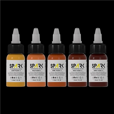 Profesional 1oz botol daging tatu tatu tatu set - EU mencapai patuh