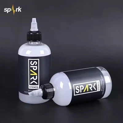 Barangan halus 4 fl oz gel pemindahan stensil cecair yang boleh dibasuh untuk teknologi vakum artis tatu badan dan kaki