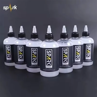 Saprk 8 fl oz (250 ml) Tatu Profesional Pemindahan gel stensil cepat kering non - pudar dan lancar untuk artis tatu