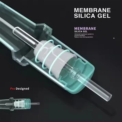 Spark Brand baru membran shell telus 0.35 mm /12 jarum kartrij tatu untuk bekalan tatu tatu