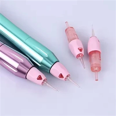 Spark Eyebrow Tattoo Needle Cartridge Sesuai dengan kebanyakan mesin tatu Ciri -ciri solek kekal