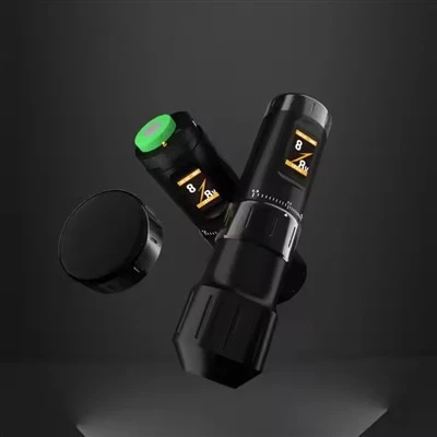 Spark Ketibaan Baru Dual Bateri Rotary Electric Tattoo Pen Repasen Badan Badan Art Peralatan Laras Strok Permanen Elektrik