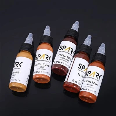 Spark Tatu Tabut Warna Kulit Set 1oz 5 Potongan untuk Cover Ups Untuk Menggabungkan Produk Kecantikan & Peribadi Tatu Kosmetik