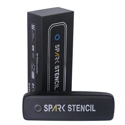 Spark sementara sementara kecekapan tinggi pencetak tatu bluetooth tanpa wayar untuk bahan seni badan badan