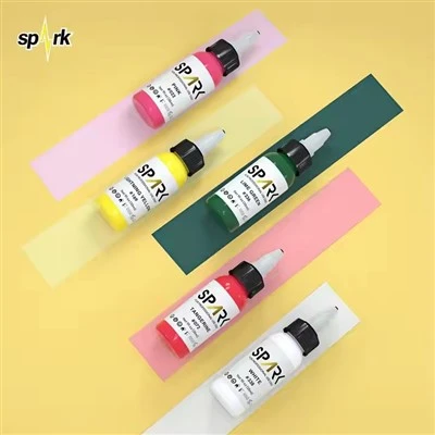 Spark Professional berkualiti tinggi Organik Long - Air Berkekalan - Dakwat Tatu Warna Berdasarkan Vivid