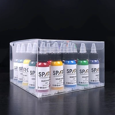 Spark Professional 1oz 25 Warna Set Table Dakwat Dakwat Tatu Set