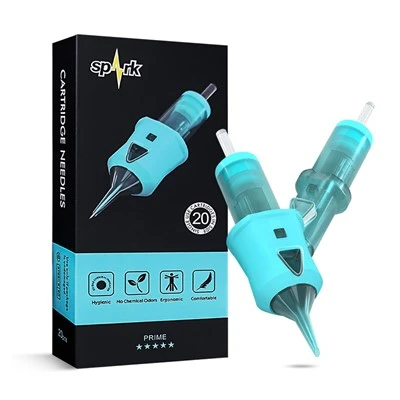 Pembekal Spark disesuaikan 100% EO Gas Sterilized Premium PMU Tattoo Needles Cartridge
