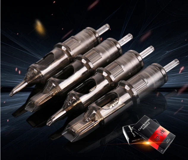 Smoke Gray Prime Spark Axis+ Tattoo Needle Cartridge