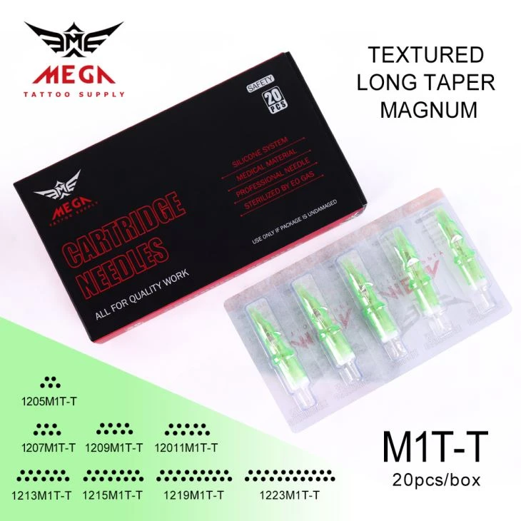 Kartrij Tatu Bertekstur Terbaik 2020 Kartrij Jarum Tato Panjang Taper0.35mm