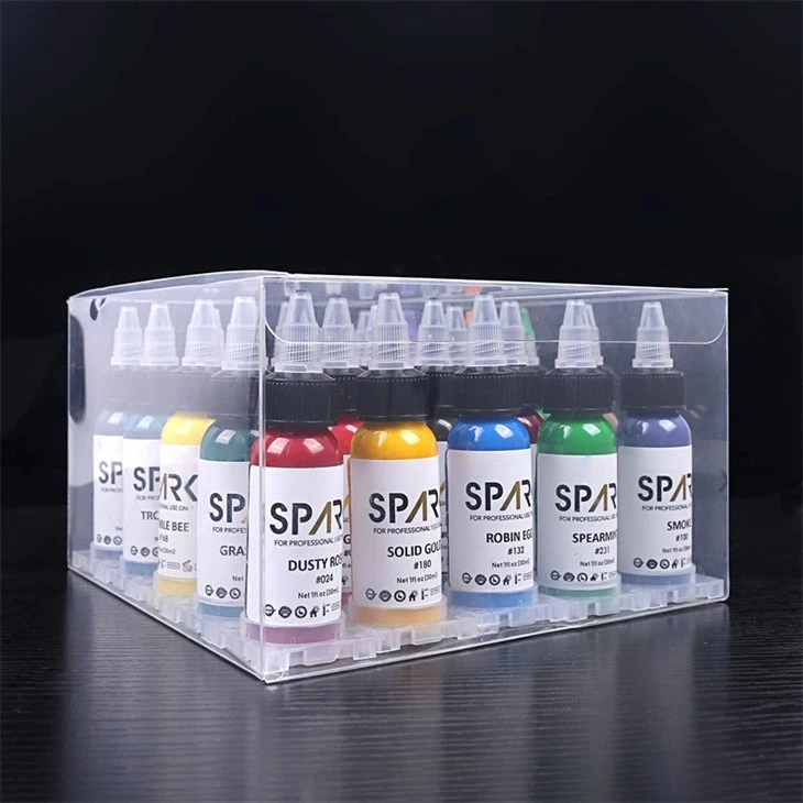 Set 25 Warna Set Dakwat Tatu Profesional Warna Percikan Dakwat Tatu