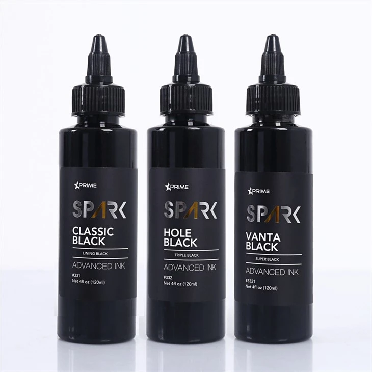 4OZ Classic Black Hole Black Vanta Black Spark Tattoo Dakwat Tatu Dakwat Hitam