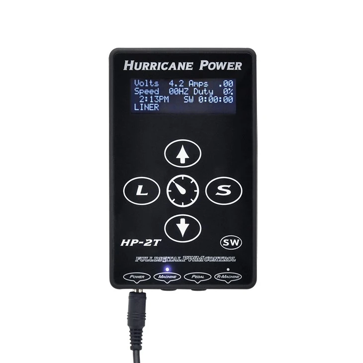 Bekalan Kuasa Tatu Sentuhan Tangan Bekalan Tatu LCD Digital