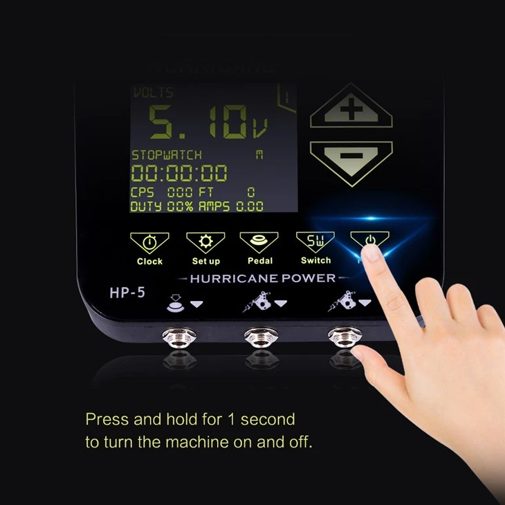 Bekalan Kuasa Tatu Sentuhan Tangan Digital