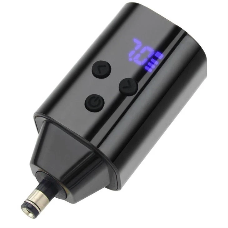 Bateri Tatu Berkualiti Tinggi 5V 1500mA RCA/DC Bekalan Kuasa Tatu Wayarles
