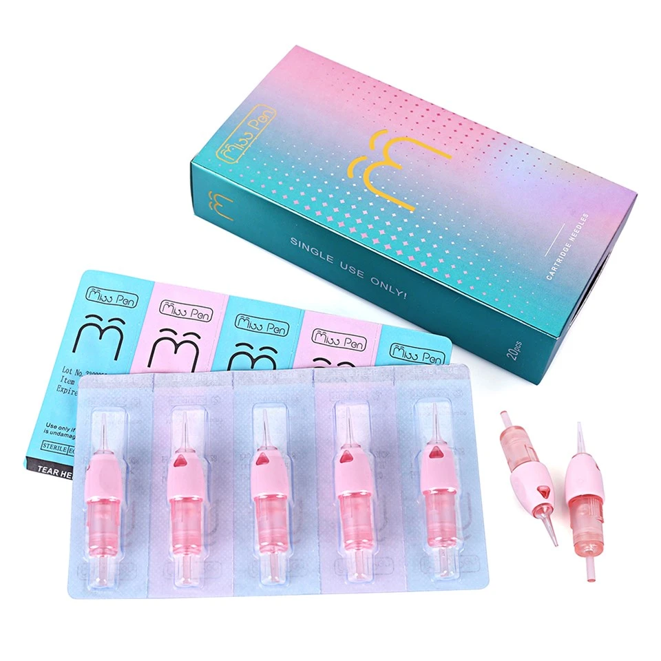 Jarum Kartrij Tatu Steril Tatu Steril Custom Pink