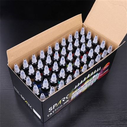 50 Set Warna Set Dakwat Tatu Percikan Premium Membekalkan Set Dakwat Tatu