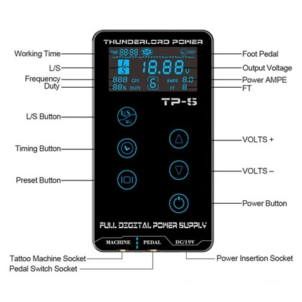 Bekalan Kuasa Tatu LCD Untuk Tatu