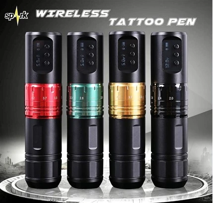 Mesin Katrij Tatu Motor Tanpa Berus Berkualiti Tinggi Spark Wireless Terbaru Untuk Seni Badan Tatu