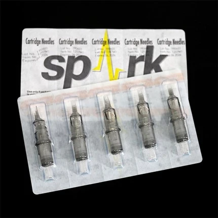 Kartrij Jarum Tatu Cuci Kelabu Spark 0. Magnum Melengkung 35MM