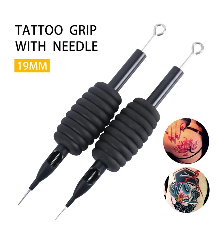 Tiub Tatu Tersteril 25mm Cengkaman Tatu Plastik Pakai