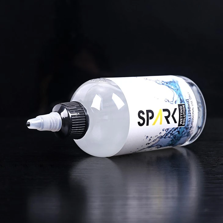 240ML 8OZ dalam Pukal Penyelesaian Pembasahan Tatu Percikan Penyelesaian Pembasmian Tatu Percikan Dakwat Tatu Percikan