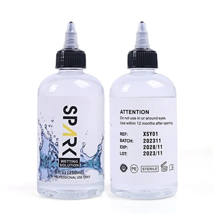 8OZ 240ML Penyelesaian Pembasahan Tatu Percikan Penyelesaian Pembancuhan Tatu Percikan Dakwat Tatu Percikan