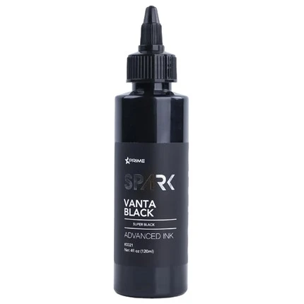 Dakwat Tatu Bebas Plumbum 8OZ Siri Dakwat Hitam Lapisan Hitam Klasik Dakwat Tatu Percikan Hitam Paparan Dakwat Tatu Profesional