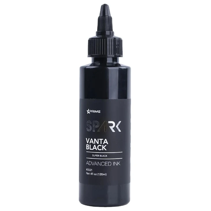 Dakwat Tatu Super Hitam 4OZ 8OZ Lapisan Hitam Tiga Kali Hitam Dakwat Tatu Percikan Dakwat Tatu Hitam